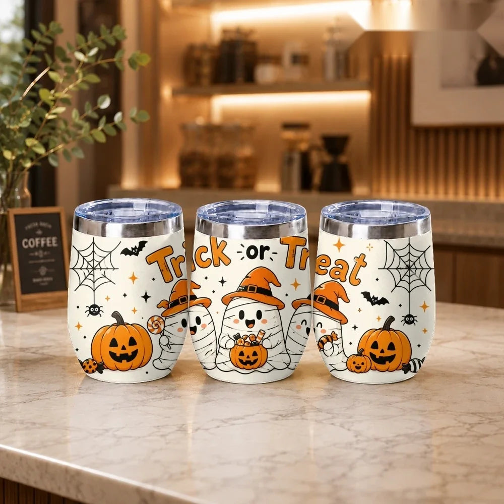 Gobelet isotherme fantôme d’Halloween – 350 ml (12 oz)
