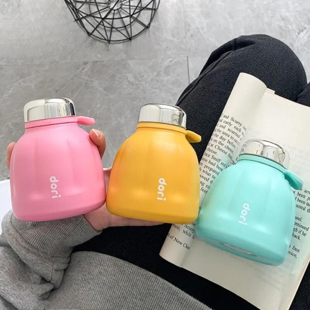 Mini thermos coloré format de poche