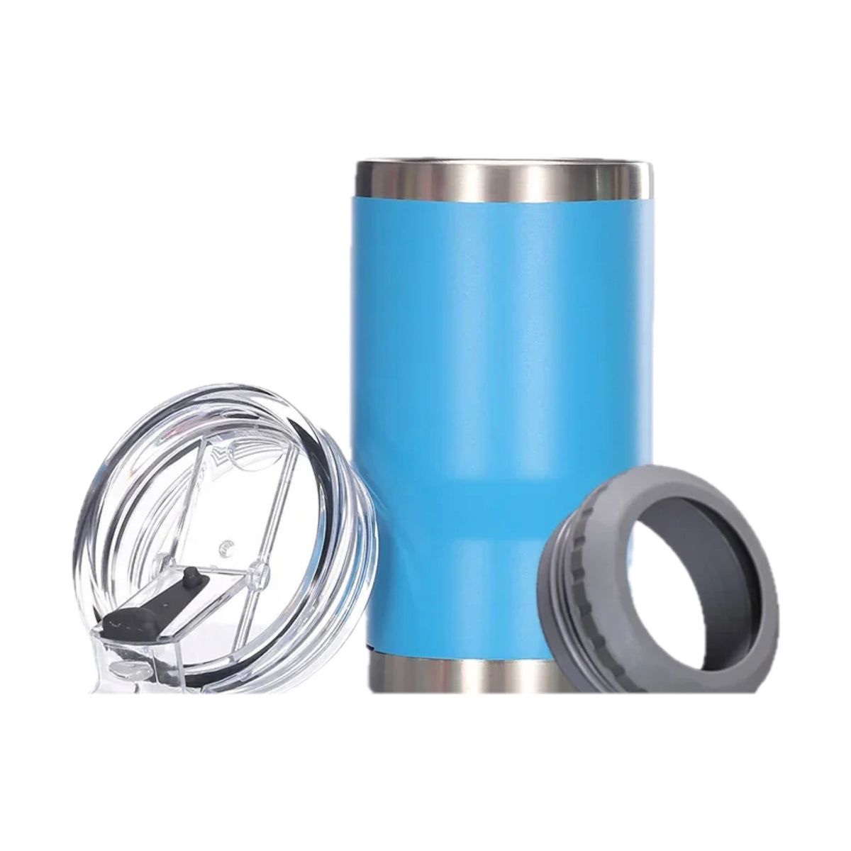 Rafraîchisseur isotherme 4-en-1 pour canettes et bouteilles