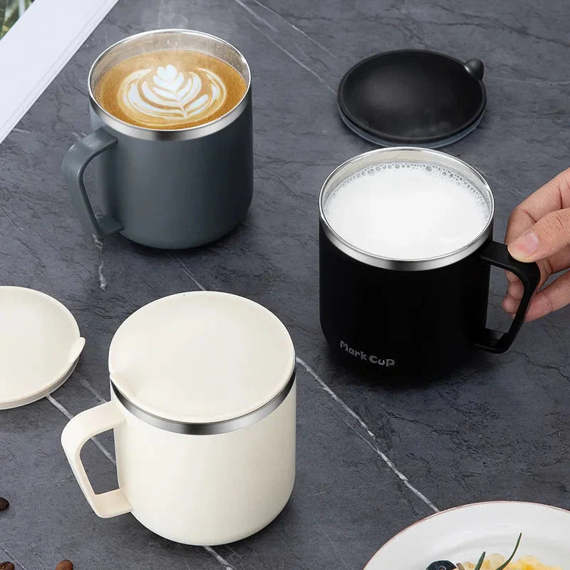 Tasse à café isotherme avec couvercle – 400 ml
