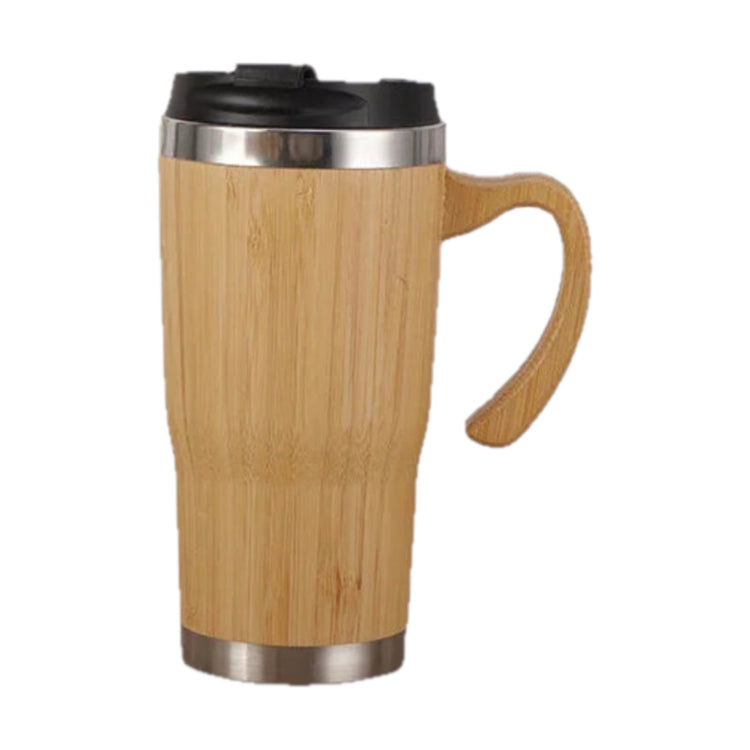 Mug isotherme bambou avec anse – 350 ou 450 ml