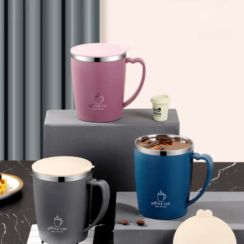 Mug isotherme nomade en inox 304 avec anse – 350 ml