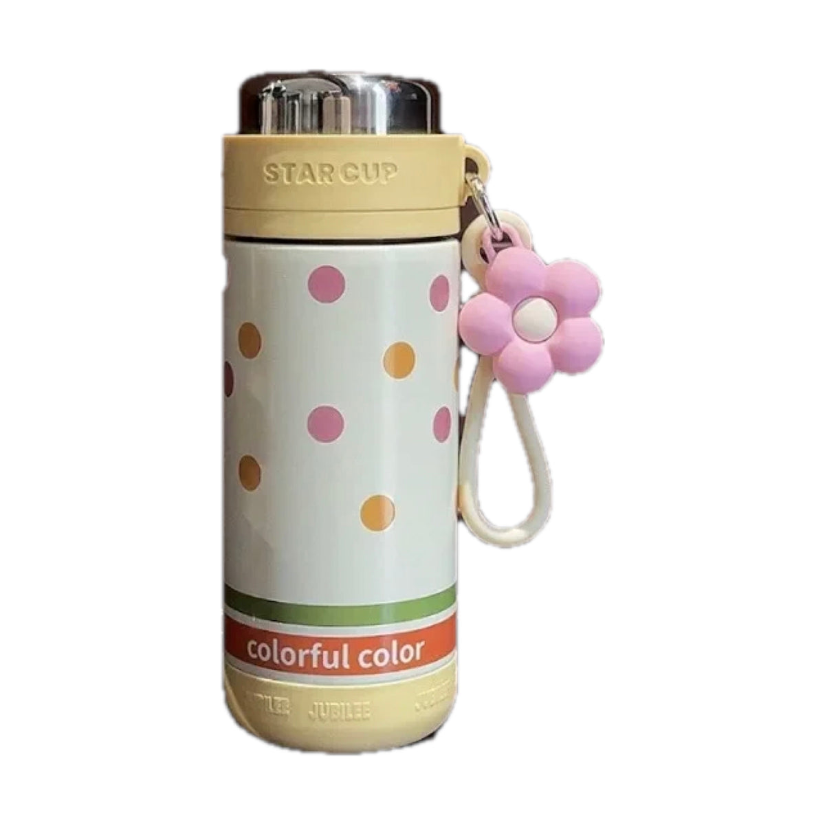 Bouteille isotherme inox 316 avec pendentif fleur – 500 ml