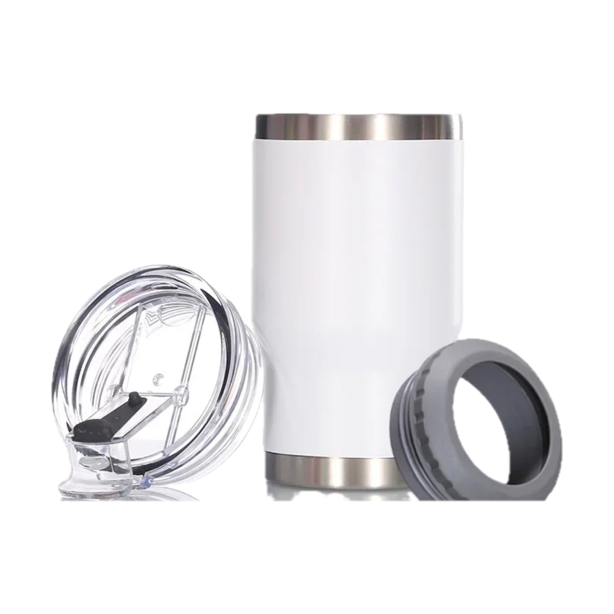 Rafraîchisseur isotherme 4-en-1 pour canettes et bouteilles